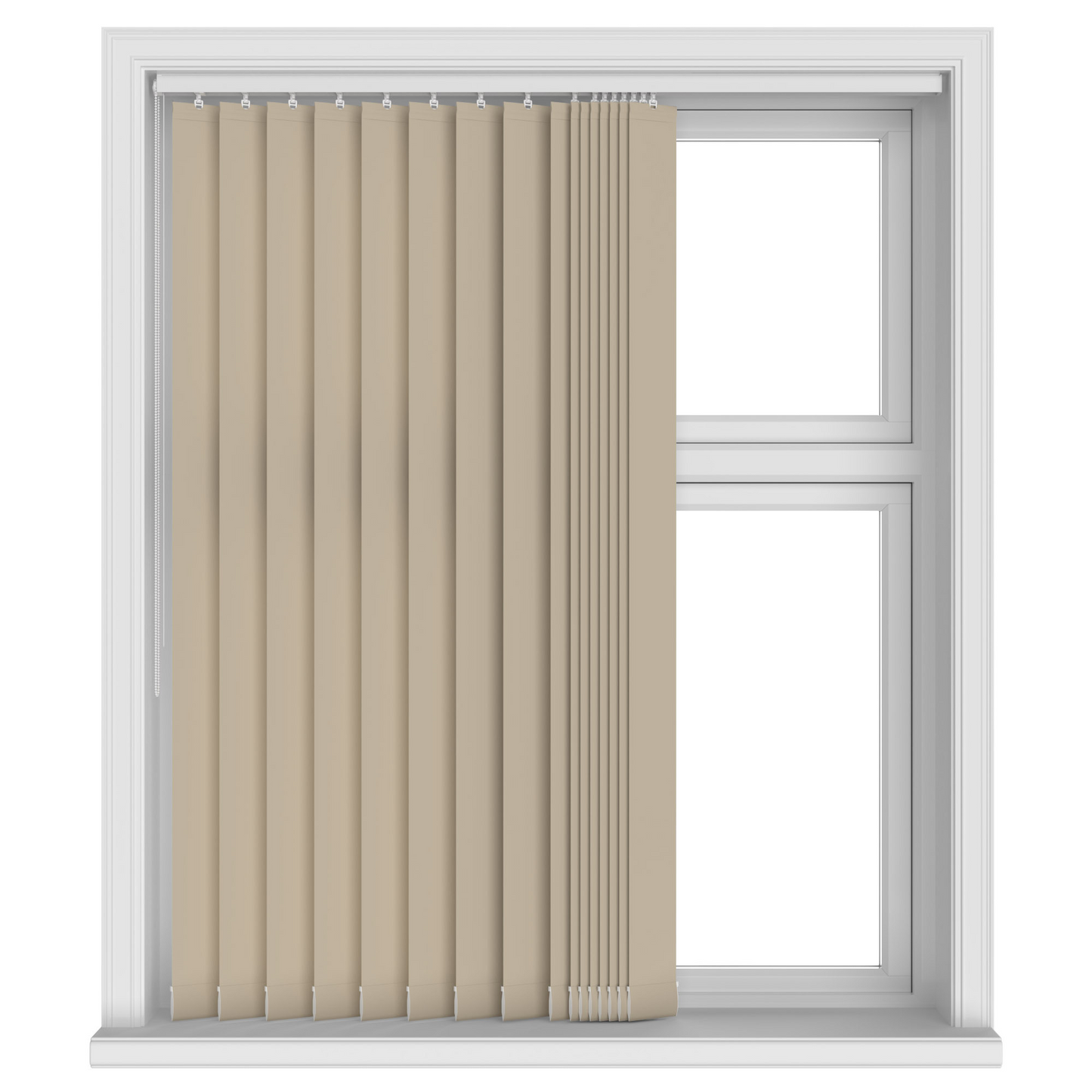 Ivory Stream Vertical Shades