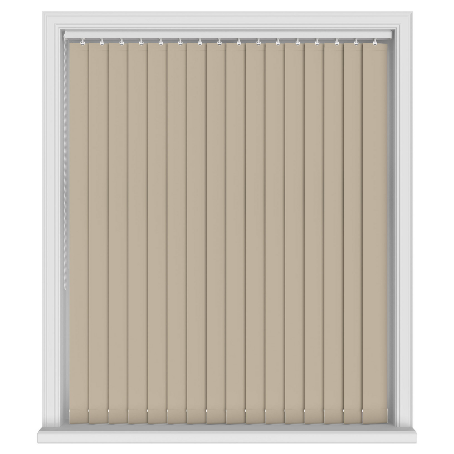 Ivory Stream Vertical Shades