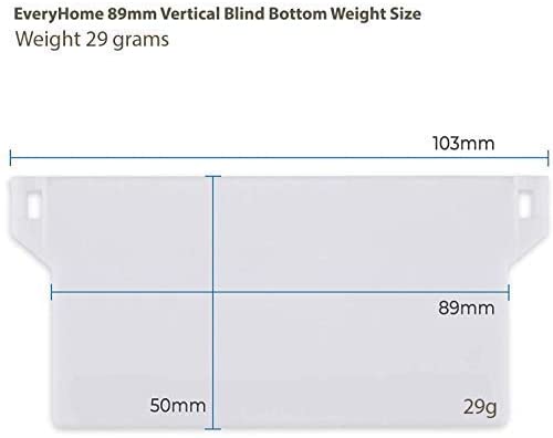 VERTICAL BLIND BOTTOM WEIGHTS